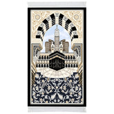 Floral Kaaba Padded Prayer Mat